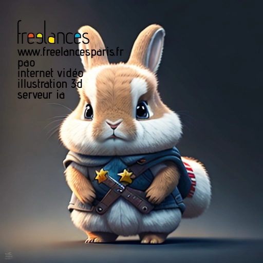 Pao internet vidéo illustration 3d serveur intelligence générative freelance paris studio de création 5S8C6CD1